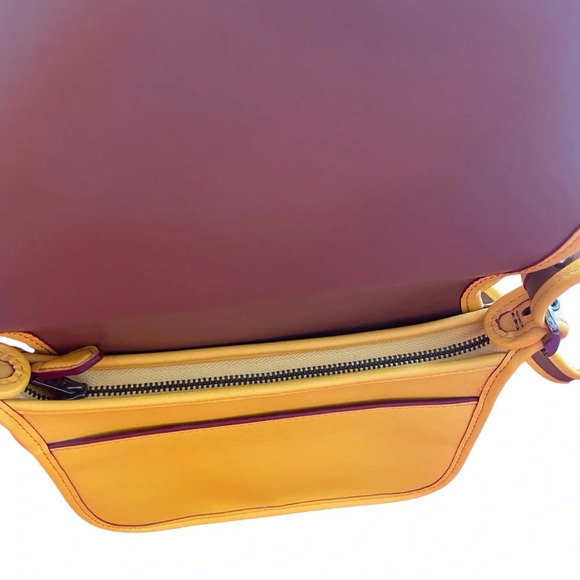 Coach x Disney Patricia Saddle Mickey Mouse Ears Crossbody Bag Authentic - Picture 6 of 10